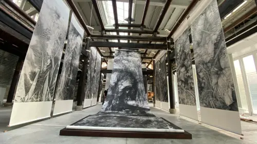 國際水墨名家冰逸來台　「智光之境」展台中儒考棚登場
