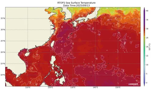 天氣／熱到海水燙紅一片！下週颱風活躍　「這天起」西半部炸雷雨
