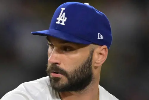 ▲剛傷癒歸隊的史考特（Tanner Scott）因「身體還沒完全恢復」被移出世界大賽26人名單（圖／美聯社／達志影像）