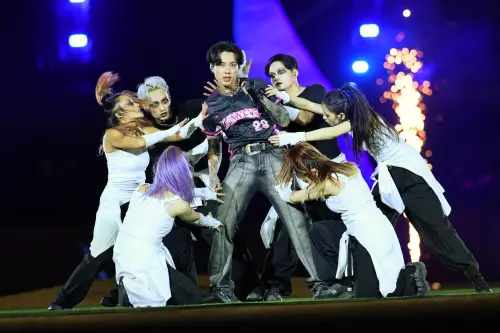 ▲樂天桃猿「SINGDOME音樂電台」主題日，Marz23在賽後演唱會打頭陣。（圖／樂天桃猿提供）