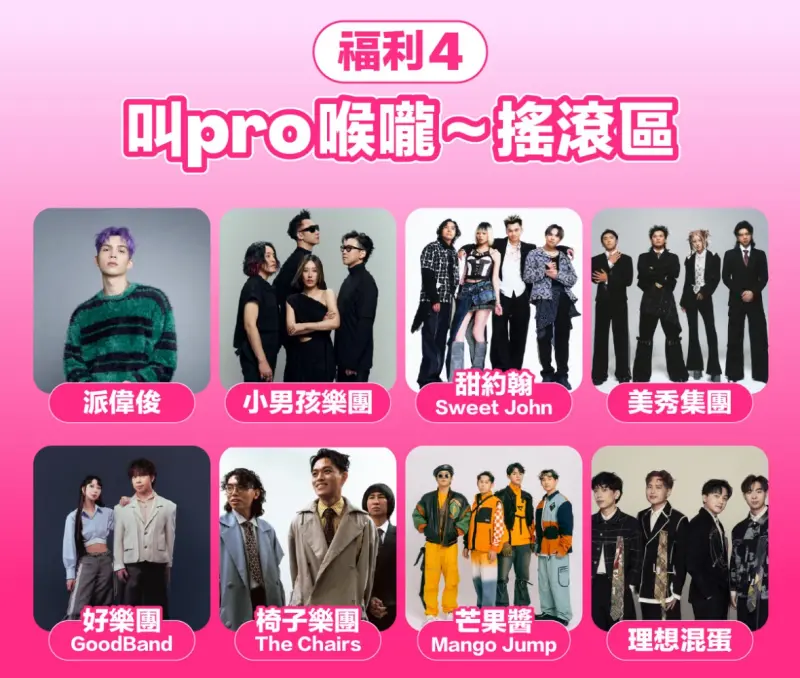 ▲「叫 foodpanda 送～粉紅祭」9月13日、9月14日在華山登場，除了表演卡司陣容堅強，現場市集也集結美食名店。（圖／foodpanda提供）