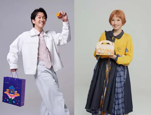 ▲陳漢典、Lulu夫妻擔任喜憨兒基金會公益代言人，也大力推荐「喜憨兒 x 幾米月餅禮盒」。（圖／喜憨兒基金會）