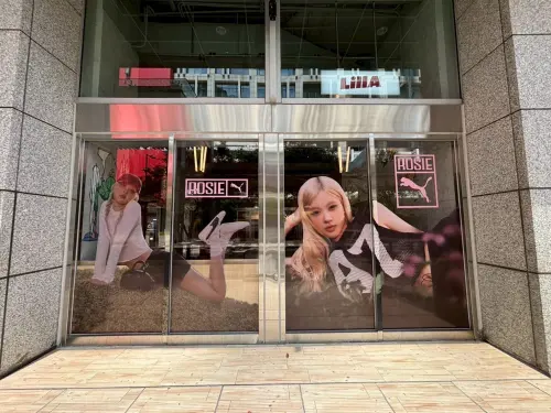 ▲PUMA x ROSÉ快閃店位於信義區LillA餐廳。（圖／PUMA提供）