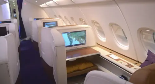 ▲泰航未來將推出「商務艙升級版」選項。（圖／翻攝自The Thaiger）