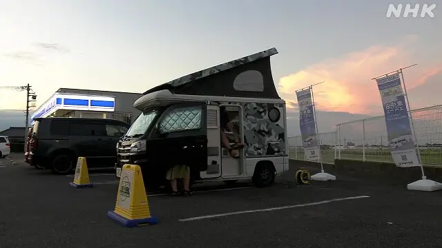 ▲「車中泊」車宿成旅人住宿新選擇。（圖／翻攝自NHK專題報導）