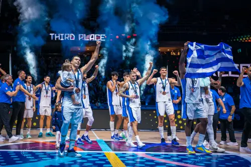 ▲拿下銅牌對希臘籃球有著特殊意義，睽違16年再度站上歐錦賽前三名舞台。（圖／取自FIBA歐錦賽，fiba.basketball）