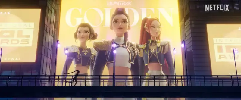 ▲動畫電影《KPOP獵魔女團》紅遍全球，其中超人氣歌曲〈Golden〉更是掀起翻唱熱潮。（圖／擷取自Netflix Taiwan YoeTube）