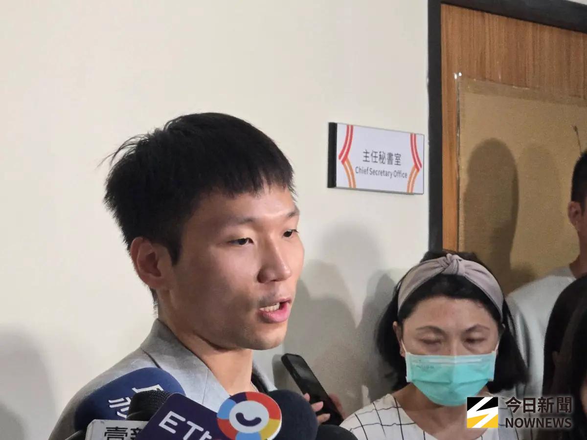 ▲而新上任的運動部部長李洋，談到林郁婷的事情，也表示已有和他以及教練聊過，會全力來幫忙爭取。（圖／記者黃建霖攝）