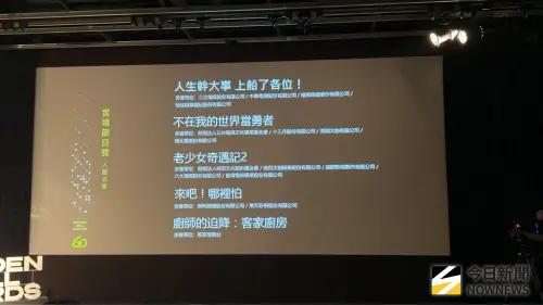 ▲金鐘獎實境節目獎入圍名單。（圖／記者李欣容攝影）