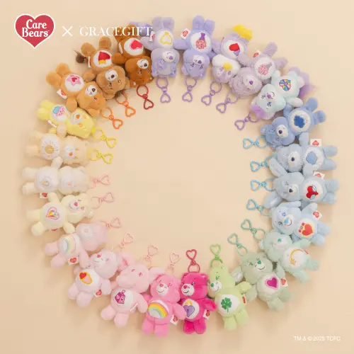 ▲Care Bears彩虹熊現在全球爆紅。（圖／Grace Gift提供）