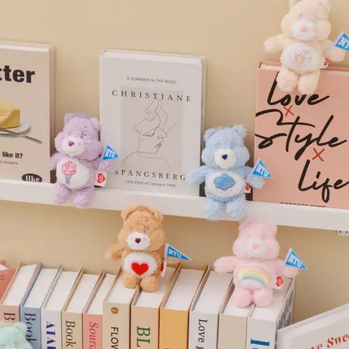 ▲台大ｘCare Bears聯名學霸小熊，粉嫩色系好萌。（圖／Grace Gift提供）