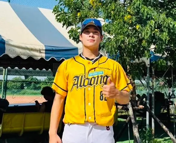 ▲前韓職台裔外野手劉祥斌加盟台中台壽霸龍隊。（圖／信心野球提供）