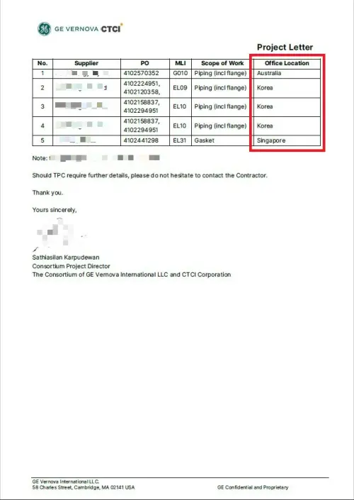 ▲興達新建燃氣機組法蘭來自澳韓星等國，無中國貨。（圖／台電提供）