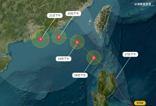 準米塔颱風往西北跑！台灣「2地區」風雨最大　週四、週五最逼近
