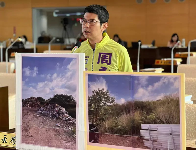 ▲周永鴻轟盧秀燕卸責 垃圾危機數據打臉市府（圖／周永紅臉書）