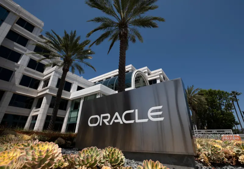 ▲科技公司「甲骨文」（Oracle）傳是協助TikTok繼續在美國運營的企業之一。（圖／美聯社／達志影像）