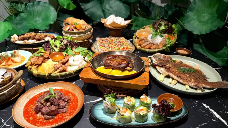 ▲典華集團二代兄弟Vin與Van表示，打造新品牌「越越・新越南料理」，突破只有河粉的刻板印象，推薦融合台灣食材的米紙雲朵蝦、馬告胡椒魚、米紙Pizza等，完整菜單價格、訂位資訊一覽。（圖／記者蕭涵云攝）