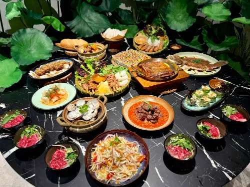 ▲大直典華二樓開幕「越越・新越南料理」。（圖／記者蕭涵云攝）