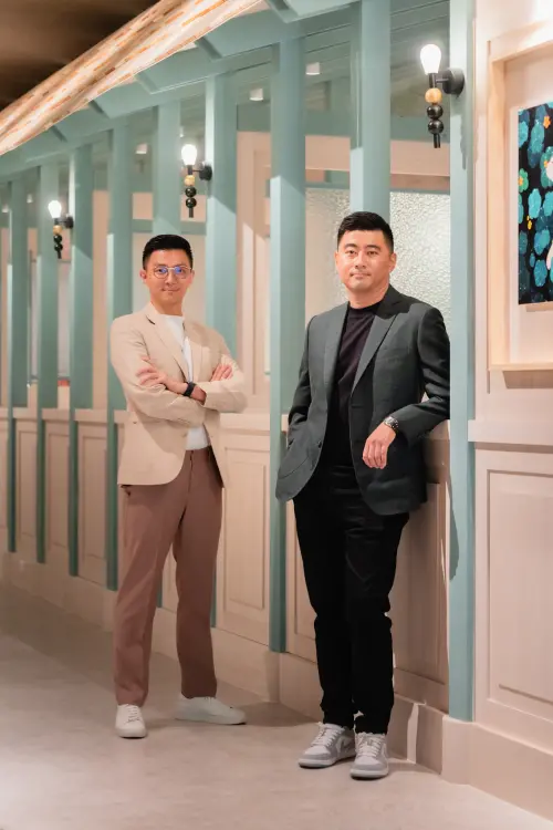 ▲左起：林廣哲Van與Vin，打造「越越・新越南料理」。（圖／典華提供）