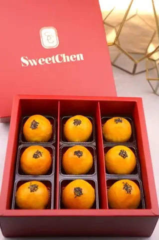 ▲Sweet Chen今年同樣有推出人氣商品蛋黃酥。（圖／Sweet Chen提供）