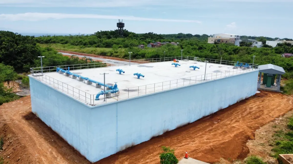 ▲台水小琉球5,000噸配水池啟用，總蓄水量由6,800噸提升至11,800噸，有效提升供水穩定與水質安全。（圖／台水提供）