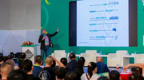 ▲2025國際加盟產業雙軸轉型論壇以「永續啟鏈 × 數位躍升」為主軸。（圖／主辦單位提供）