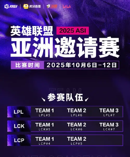 今（17）日中國虎牙直播無預警宣布，將舉辦「亞洲邀請賽」，邀請各大賽區中段班隊伍參賽，被認為是直指T1而來。（圖／翻攝虎牙直播微博）