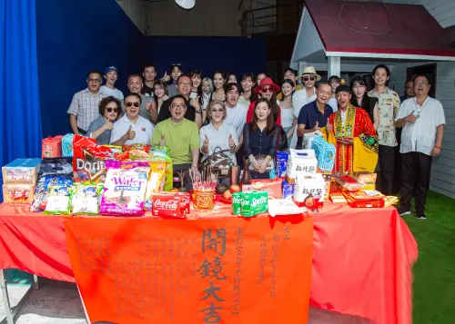 ▲電影《立入禁止》選在鬼月吉時舉行開鏡儀式