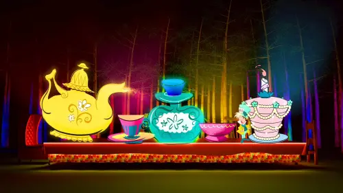 ▲「2025嘉義光織影舞」8大展區中的「瘋狂茶會」。（圖／翻攝2025嘉義光織影舞官網）