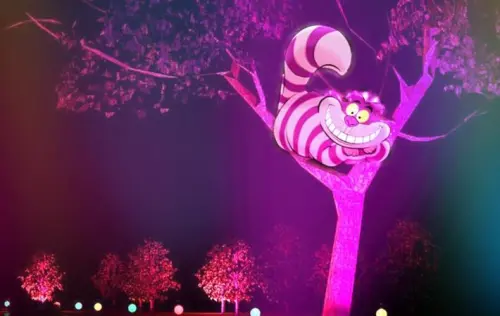 ▲「林間笑影」展區以妙妙貓為靈感。（圖／翻攝2025嘉義光織影舞官網）