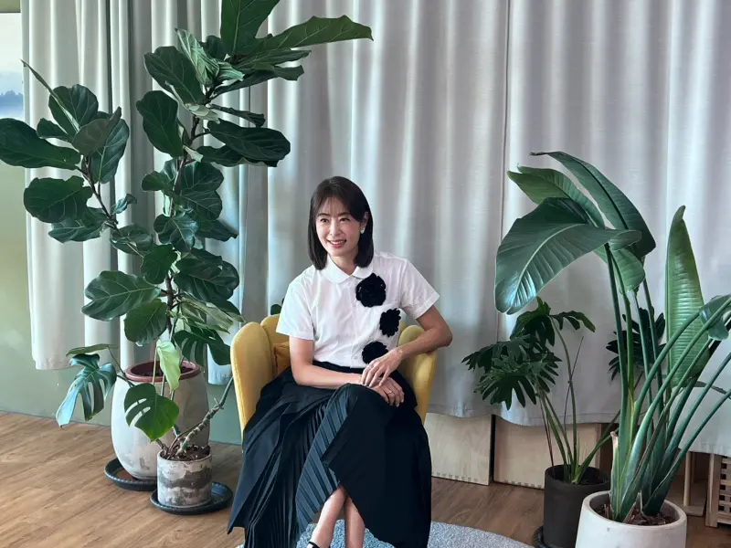 ▲台北101董事長賈永婕「劇透」，明年將與國際影音串流平台Netflix合作，將進行全球直播。（圖╱記者林汪靜攝）