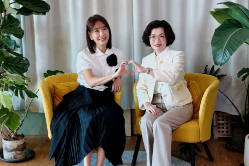 ▲台北101董事長賈永婕（圖左）；。（圖／記者鍾怡婷攝）