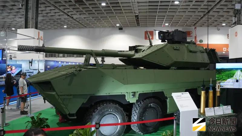    ▲105公厘輪型戰車。（圖／記者呂炯昌攝）  