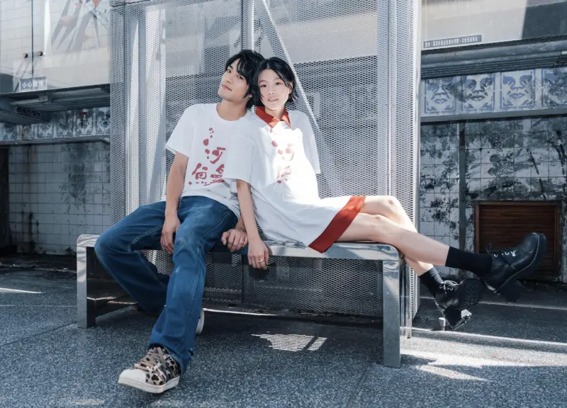 ▲柯泯薰（右）初登銀幕就在《河鰻》與潘綱大（左）上演大膽情慾場面，《河鰻》導演朱駿騰更自曝懂了李安拍攝《色，戒》床戲之後會哭的心情。（圖／底噪影像提供）