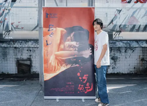 ▲潘綱大在《河鰻》中演出賣力也有大尺度的犧牲，導演期望他能在金馬獎上有所斬獲。（圖／底噪影像提供）