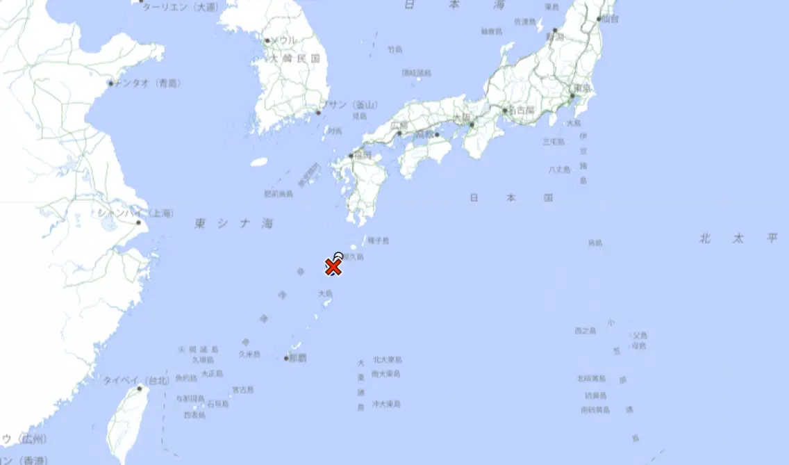日本鹿兒島狂震20次！吐噶喇群島震度5弱災情曝