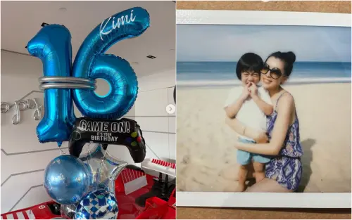 ▲林志穎愛子Kimi16歲了！超久未露臉　陳若儀吐真相：給他一點時間（圖／陳若儀IG@kellymermaidchen）