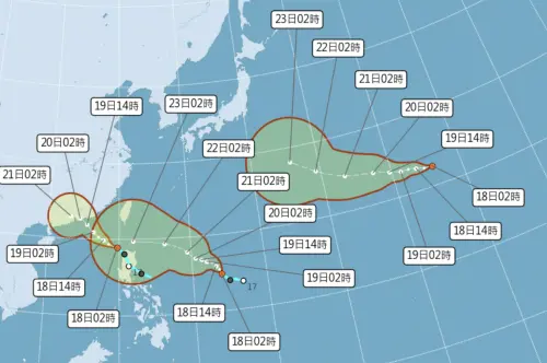 3颱風1天內將接力生成！威力最猛「上看強颱」　這3天風雨最劇烈
