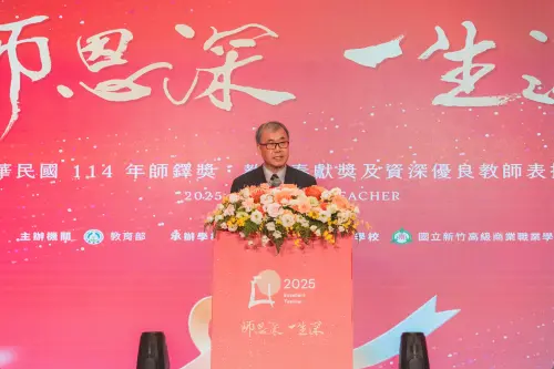 ▲教育部長鄭英耀致詞（圖／教育部提供）