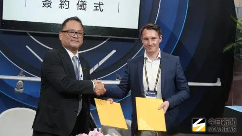 ▲安捷航空攜手歐洲AI無人機大廠TEKEVER，引進智能無人機。（圖／記者呂炯昌攝）