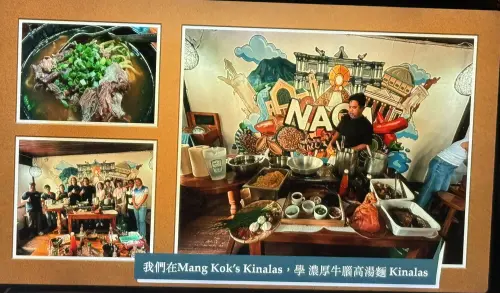 ▲餐館團隊向菲律賓店家交流美食。（圖／記者賴正琳攝）