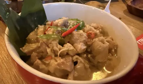 ▲「Kinuot Na Pagi椰奶煨鯊魚」。（圖／記者賴正琳攝）