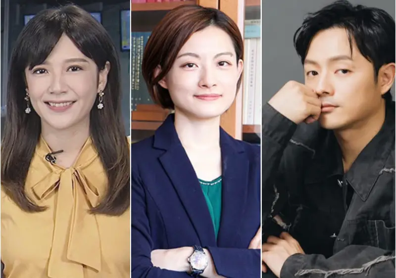 ▲主播鄭亦真（左）的弟弟鄭尹翔（右）訪問謝和弦前妻而挨告，鄭亦真的律師妹妹鄭亦珊（中）親自出馬幫家人打官司。（圖／翻攝臉書、律師事務所官網）