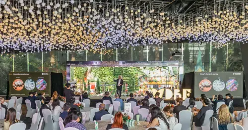 ▲在新加坡舞台上，看見台灣基金會從在地走向國際，展現設計驅動的永續價值與未來想像。