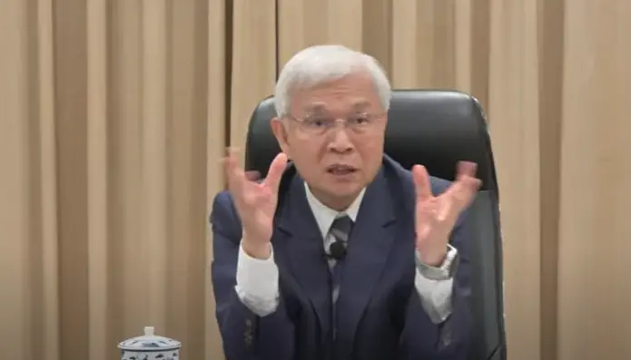 ▲前立委蔡正元感嘆，楊金龍沒有注意到1層歷史，反而將梅花鹿解釋成「不再保育」，「實在劃錯重點了」。（圖／擷取自央行直播）