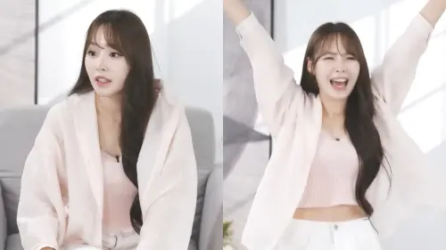 ▲文慧真得知弟弟的超神發揮跟表現，在直播中興奮地跳起來歡呼。（圖／翻攝自Threads）