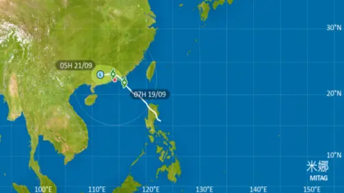 港澳警戒米塔颱風！將改掛3號風球、防狂風驟雨　部分學校停課
