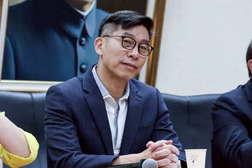 ▲鍾佳濱擔任幹事長。（圖／記者朱永強攝，2025.09.19）