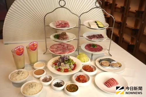 ▲屋馬燒肉中秋餐飲布局，推出「美牛經典雙人午間套餐」，以1580元親民價位搶攻平日與學生客群。（圖／記者金武鳳攝，2025.9.19)