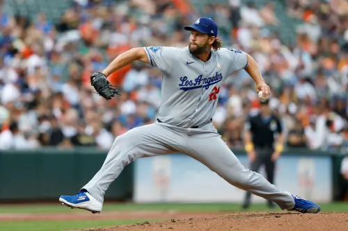 MLB／克蕭例行賽最終戰時間曝光！力拼生涯223勝、季後賽先發位置
